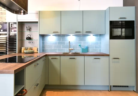 Keuken aqua 