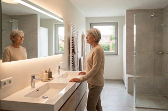Uitglijden in de badkamer voorkomen: zo maak je de douche veilig